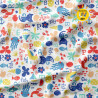 UV-Protect Lycra FISHOO White / Multicolored